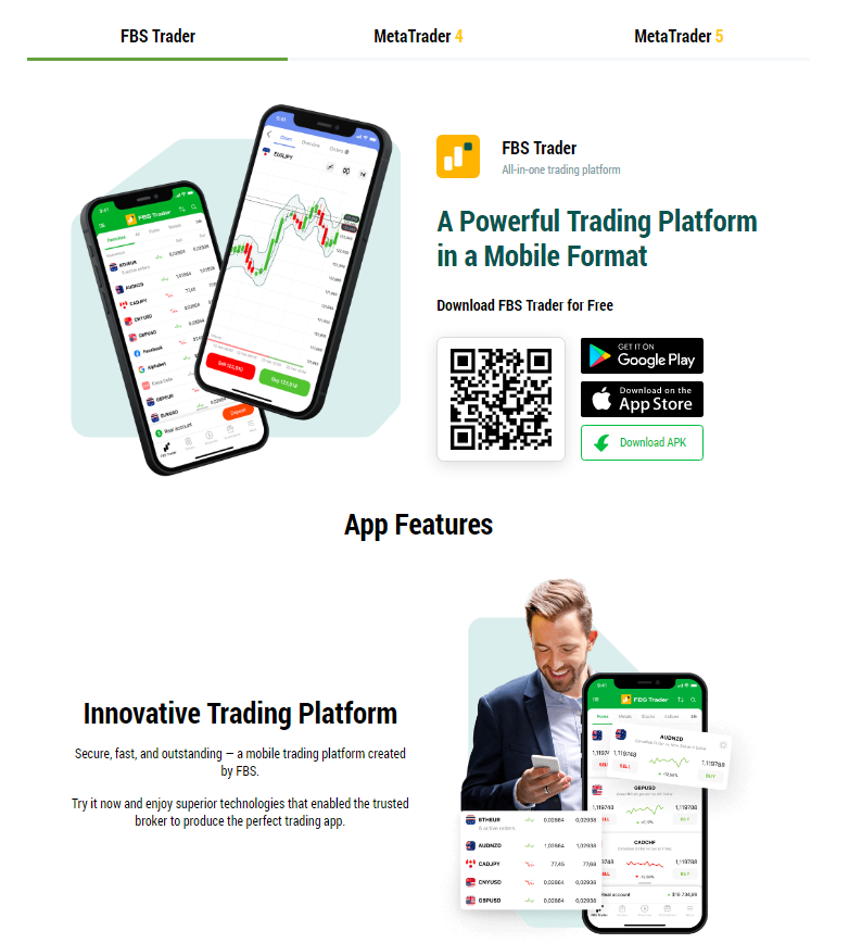 Piattaforma di trading per broker FBS