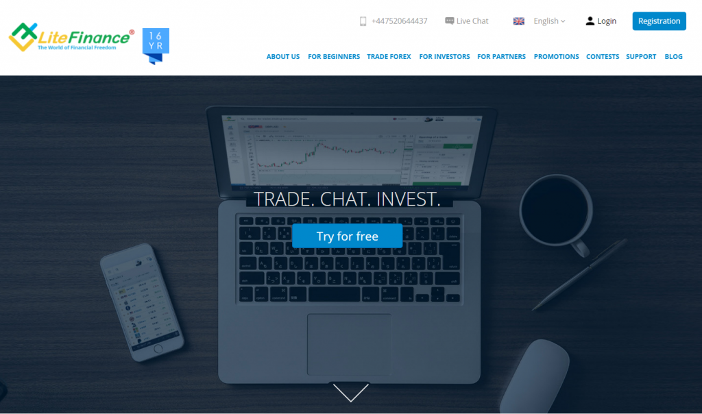 Lite Forex-Homepage