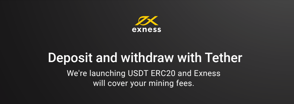 Exness Accept Ether USDT